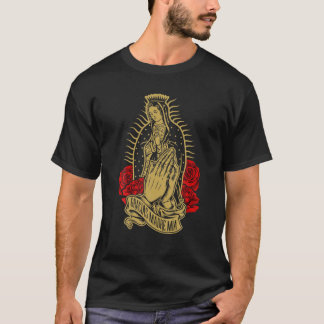 Camiseta Our Lady Virgen De Guadalupe Virgin Mary Gracias M