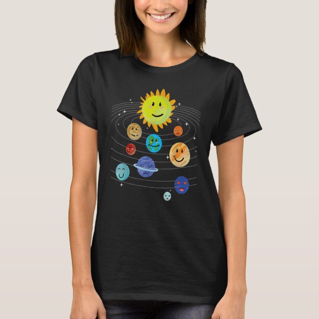 Camiseta Our Solar System planet Science Education Space bo (Anverso)