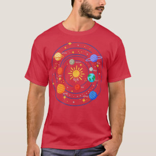 Camiseta Our Solar System Science Education - Galaxy Space 