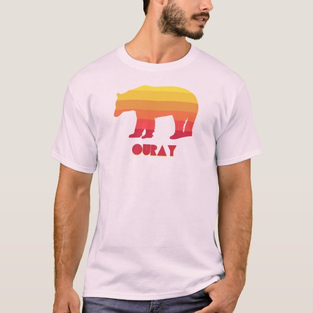 Camiseta Ouray Colorado Rainbow Bear (Anverso)