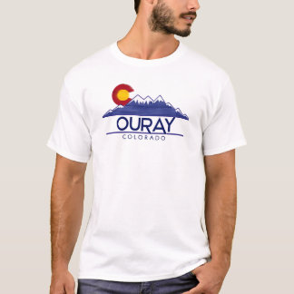 Camiseta Ouray Colorado wood mountains shirt