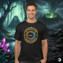 Camiseta Ouroboros Fire & Ice The Beginning is End - Eterna