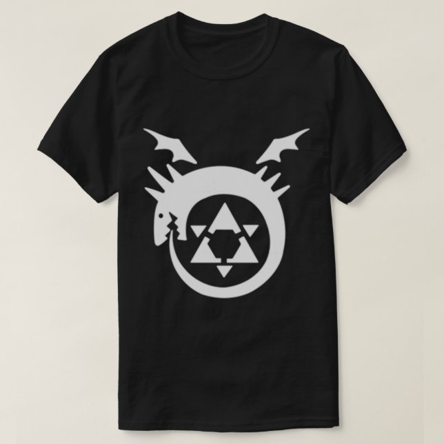 Camiseta Ouroboros Tattoo Homuculus (Diseño del anverso)