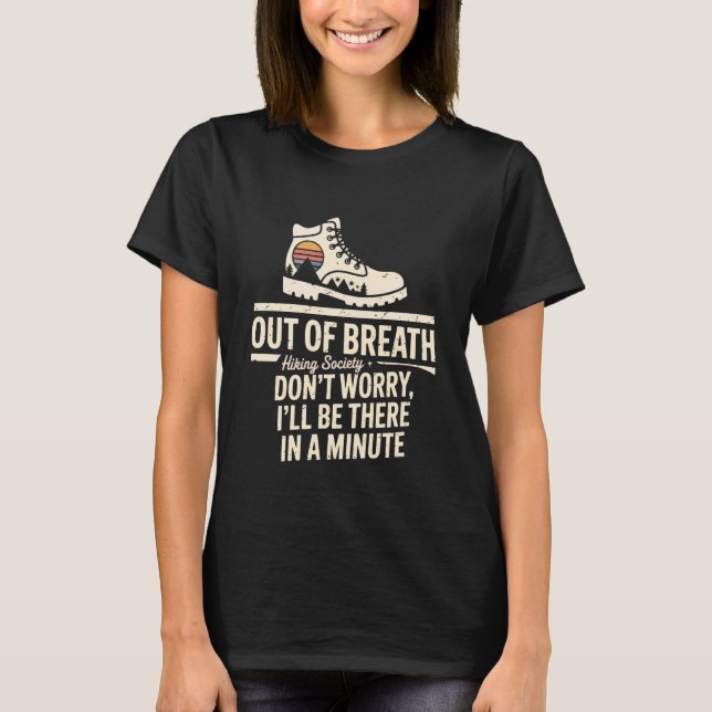 Camiseta Out of Breath Hiking Society Tshirt Hiker Nature M (Anverso)