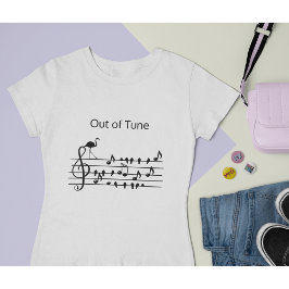 Camiseta Out of Tune Flamingo se une a los pájaros cantores