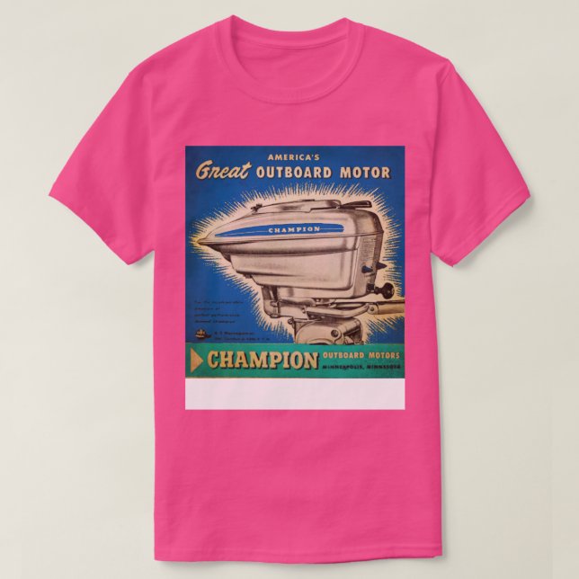 Camiseta Outboards para campeones (Diseño del anverso)