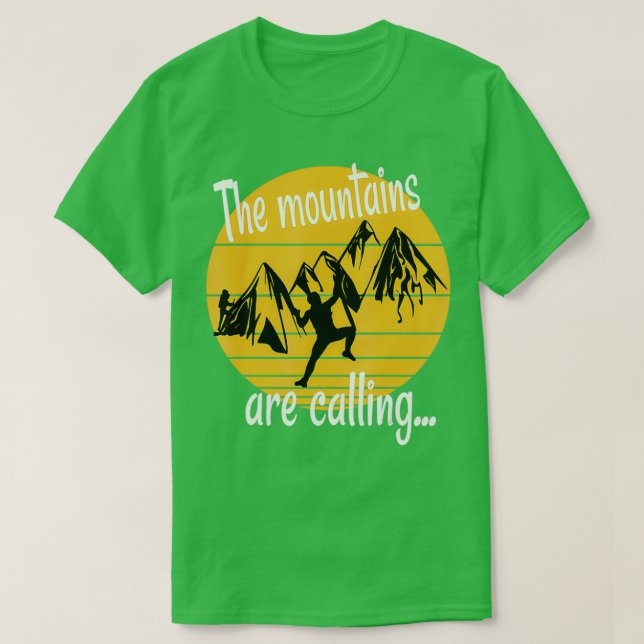 Camiseta Outdoor Clothing Mountain Climb Rugged (Diseño del anverso)