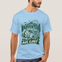 Camiseta Outdoor de Aventura Sin Límite de Edad