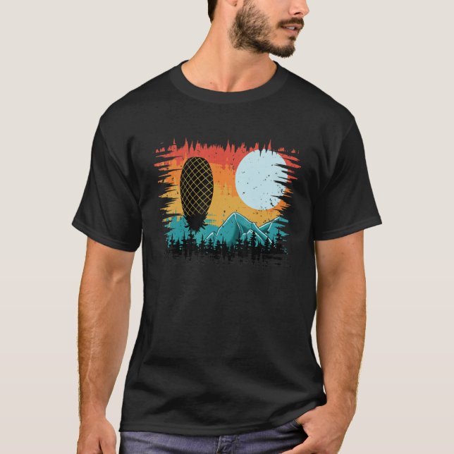 Camiseta Outdoor Swinger Hiking Camping Retro Upside Down P (Anverso)