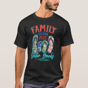 Camiseta Outer Banks Carolina Vacation 2022 Flip Flops Fami