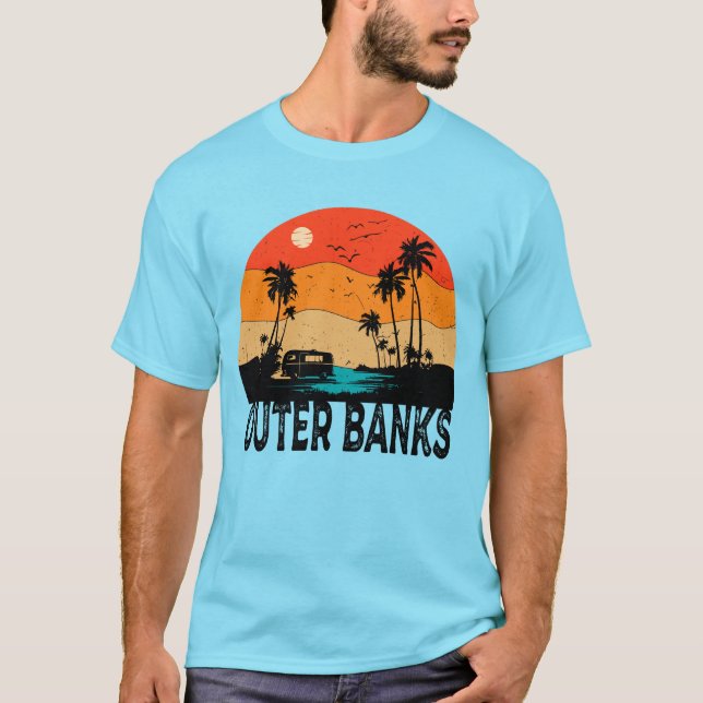 Camiseta Outer Banks North Carolina Vintage (Anverso)
