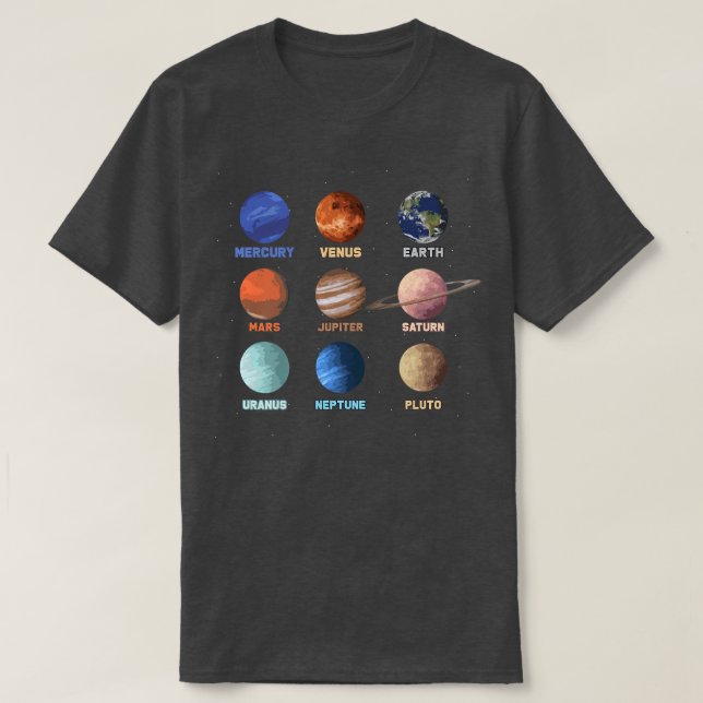 Camiseta Outer Space Exploration Science Science Fan Premiu (Diseño del anverso)