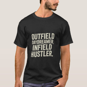 Camiseta Outfield Daydreamer Infield Hustler Wavy Text
