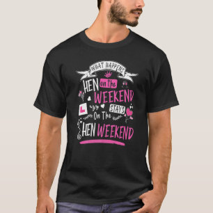 Camiseta Outfits de fin de semana para mujeres y grupo de b