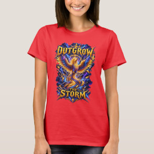 Camiseta Outgrow The Storm Phoenix – Motivacional 