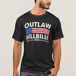Camiseta Outlaw Hillbilly 2024 Barbed Wire Western