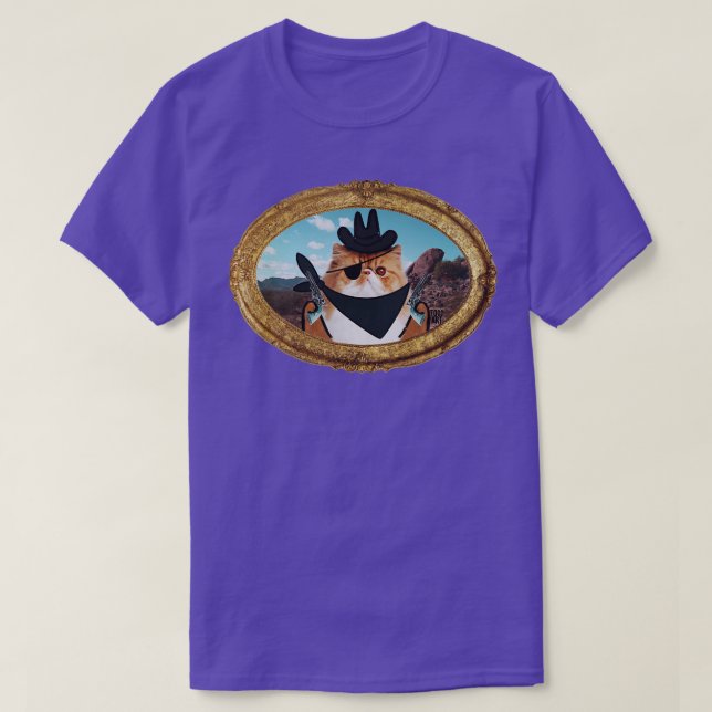 CAMISETA OUTLAW KITTY (Diseño del anverso)