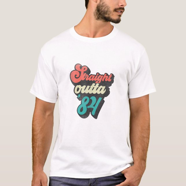 Camiseta Outta 84 Vintage Birthday (Anverso)