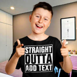 Camiseta OUTTA DIRECTA - agrega tu texto aquí/crea el propi