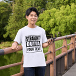 Camiseta OUTTA DIRECTA - agrega tu texto aquí/crea tu propi<br><div class="desc">Personalizado DIRECTO OUTTA - añada su texto</div>