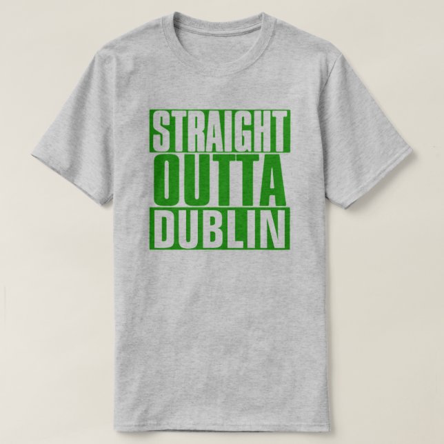 CAMISETA OUTTA DUBLIN ST. EL DÍA DE PATRICK (Diseño del anverso)
