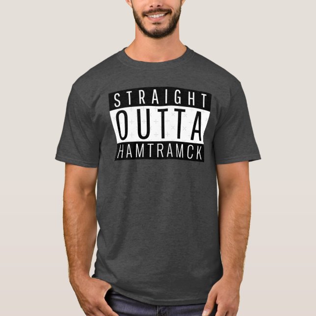 Camiseta Outta Hamtramck Michigan sobrevalorado (Anverso)