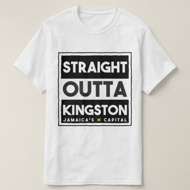 Camiseta Outta Kingston Jamaica (Diseño del anverso)
