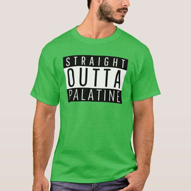 Camiseta Outta Palatine Illinois (Anverso)