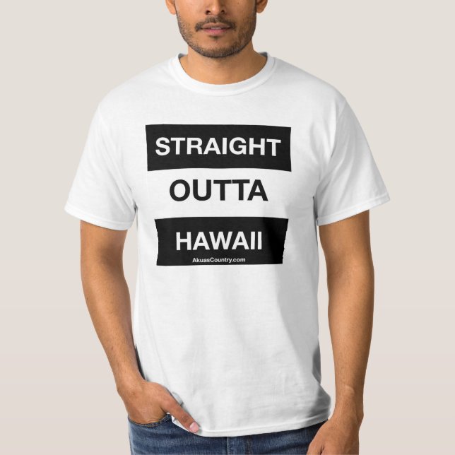 CAMISETA OUTTA RECTO HAWAII (Anverso)