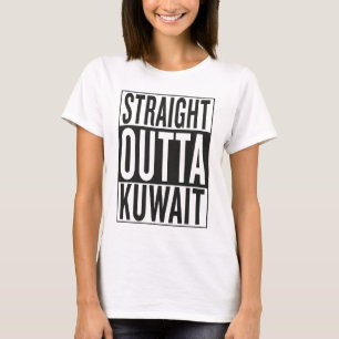 Camiseta outta recto Kuwait