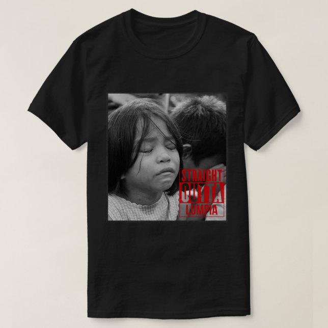 Camiseta Outta recto Lumpia (Diseño del anverso)