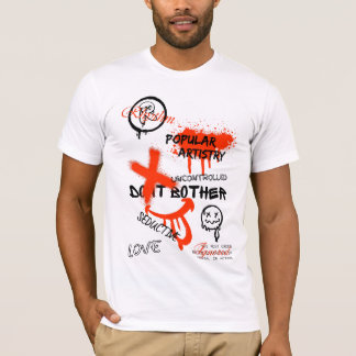 CAMISETA OVAL DE ESTILO GRAFFITI STREET CLASSIC