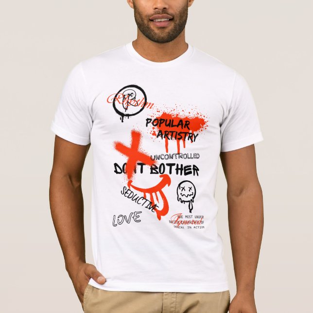 CAMISETA OVAL DE ESTILO GRAFFITI STREET CLASSIC (Anverso)