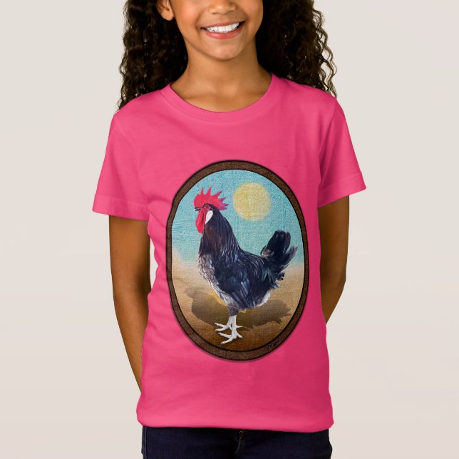 Camiseta Oval de Menorca Rooster (Anverso)