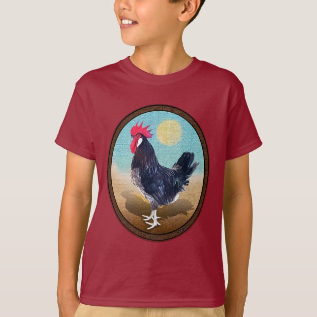 Camiseta Oval de Menorca Rooster (Anverso)