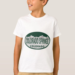 Camiseta Óvalo de la licencia de Colo Spgs