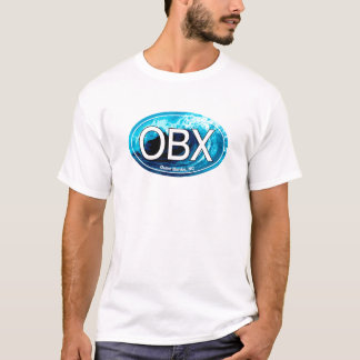 Camiseta Óvalo de la onda de OBX Outer Banks
