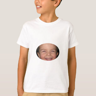 Camiseta Óvalo feliz del mono