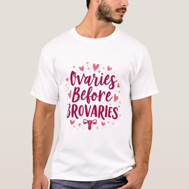 Camiseta Ovarios antes de los Brovarios Mi cuerpo elegido (Anverso)