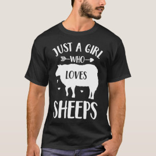 Camiseta Oveja Amante A Un Chica Que Ama A Las Ovejas