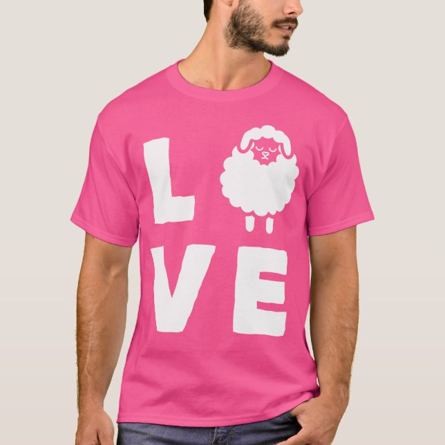 Camiseta Oveja Amor Dulce Schdchen Cordero Cute (Anverso)