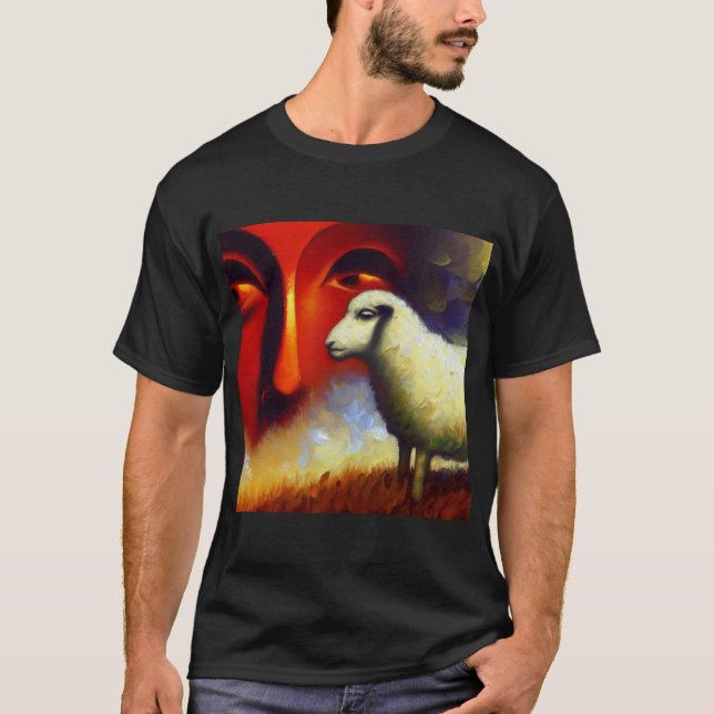 Camiseta Oveja animal espiritual 3 (Anverso)