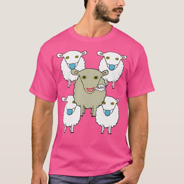 Camiseta Oveja antimascarilla (Anverso)