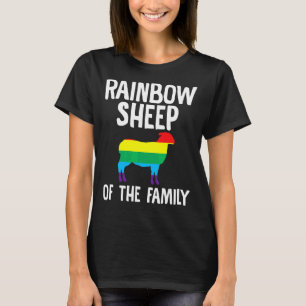 Camiseta Oveja Arcoiris De La Familia Lgbt Bisexual Ga Quee