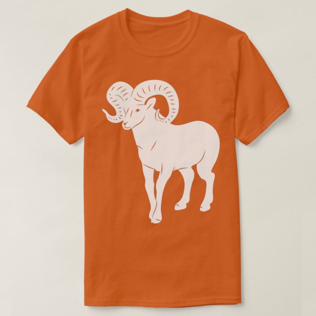 Camiseta Oveja Bighorn (Diseño del anverso)