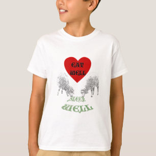Camiseta Oveja "Come bien para dormir bien"