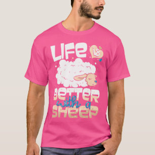 Camiseta Oveja de granja de cordero de cría
