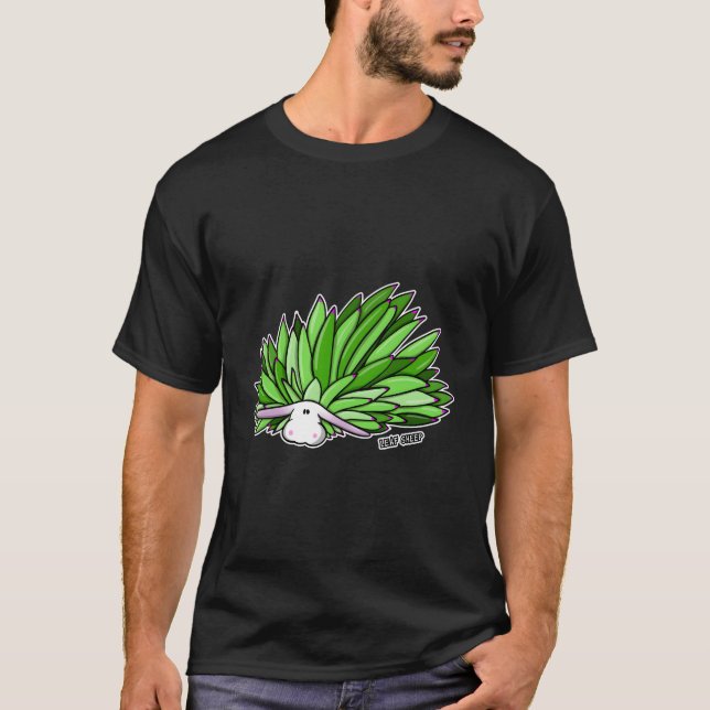 Camiseta Oveja de hoja Cute Océano Leche Costasiella Kurosh (Anverso)