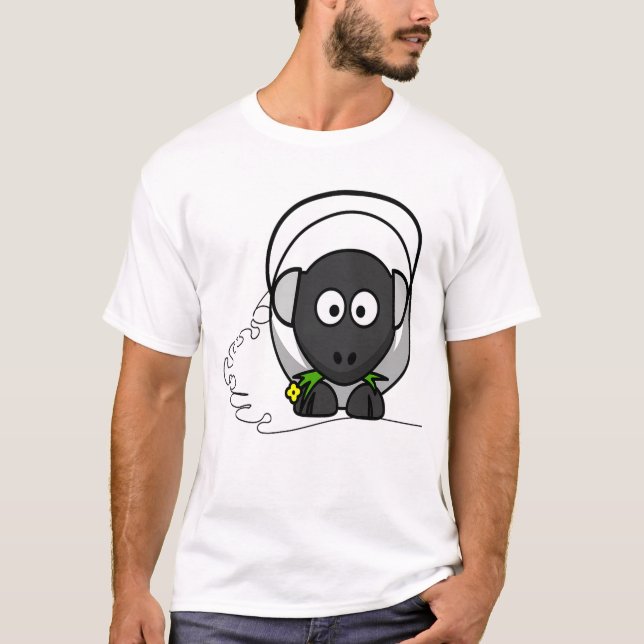Camiseta Oveja de Música (Anverso)