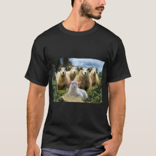 Camiseta Oveja de oveja de oveja de cría de oveja de leche 